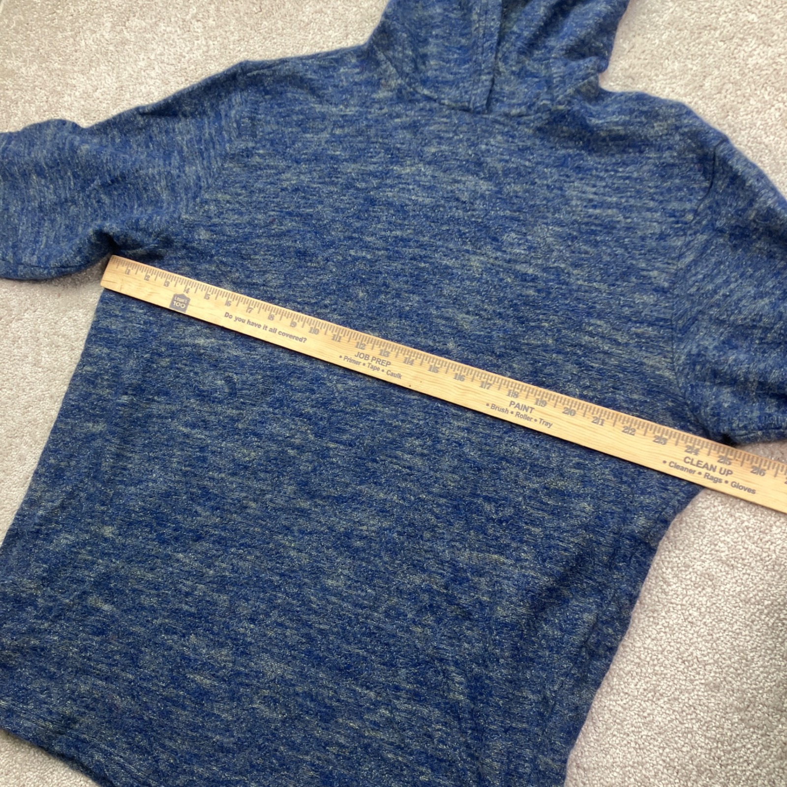 Appalachian Gear Company Men Xl Hoodie Blue All-Paca Alpaca Wool Made In Usa — image 4 of 6